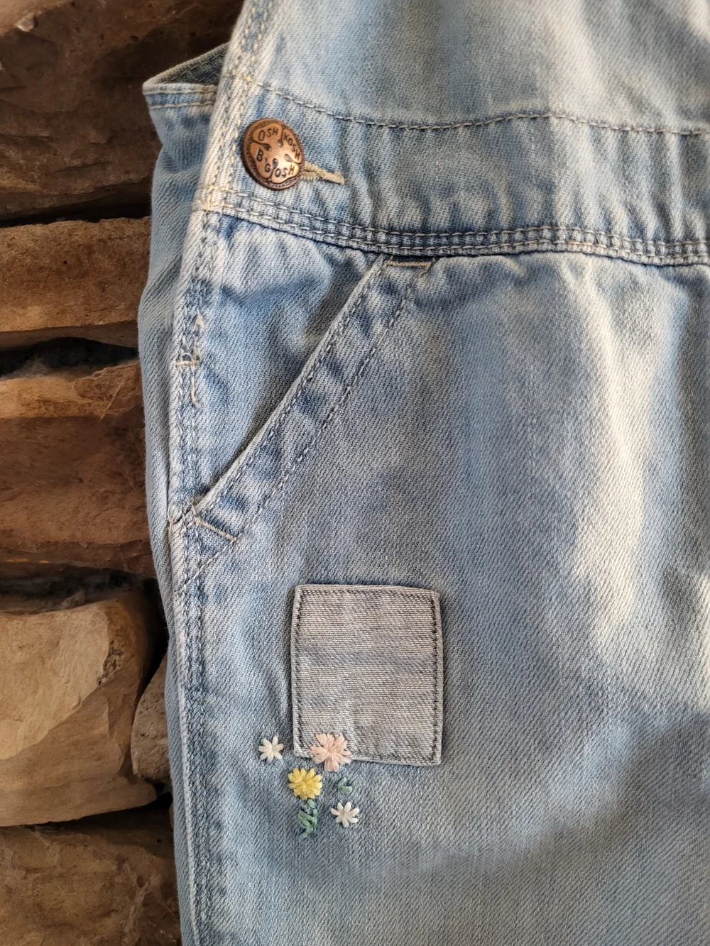 OshKosh B'gosh Light Blue Denim Overalls for Kids